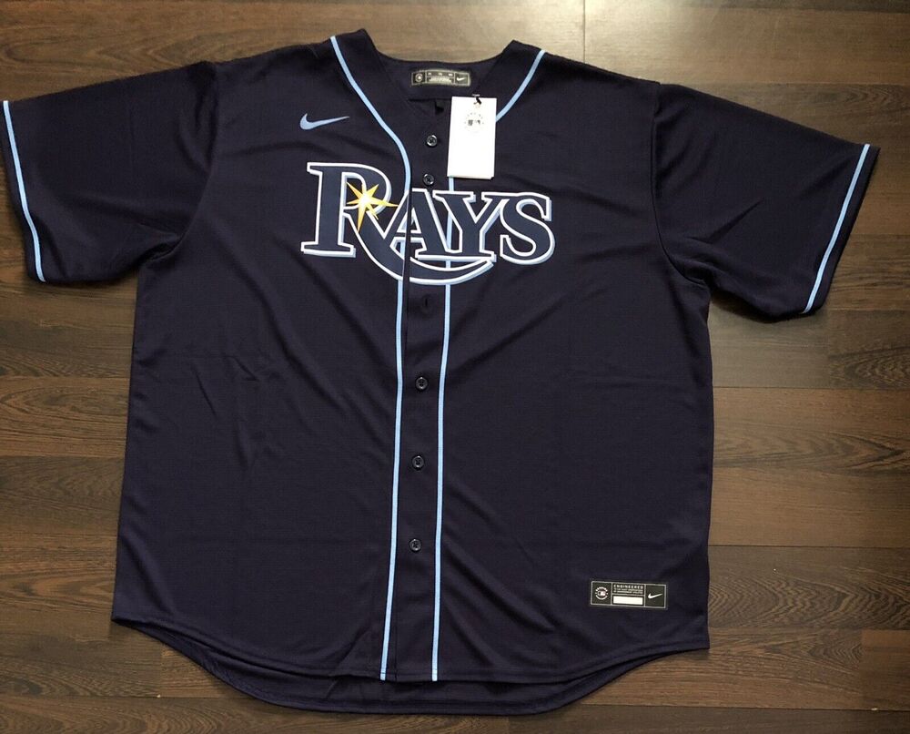 Nike Tampa Bay Rays Franco#5 Navy Cool Base Alternative Jersey Size XXL Men's